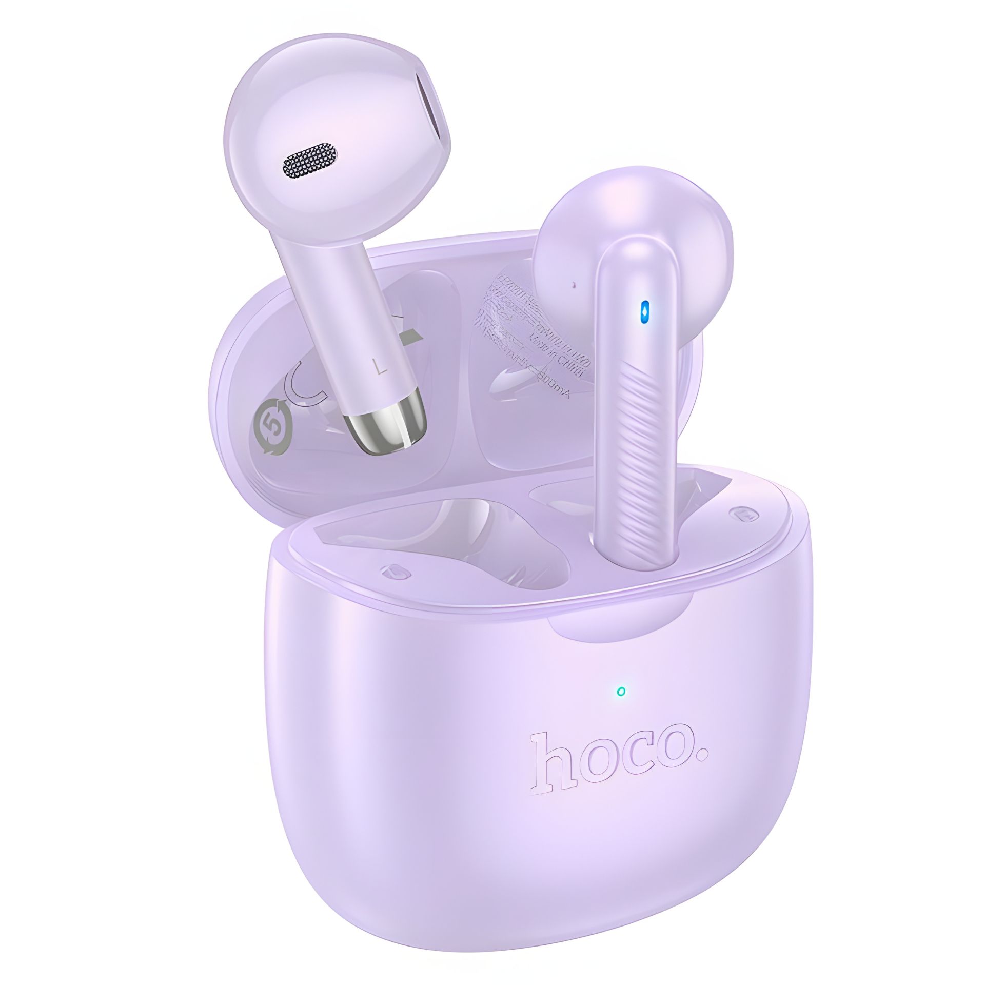 Бездротові навушники HOCO EW201 Graceful true wireless BT headset, BT5.4, purple Бездротові навушники HOCO EW201 Graceful true wireless BT headset, BT5.4, purple