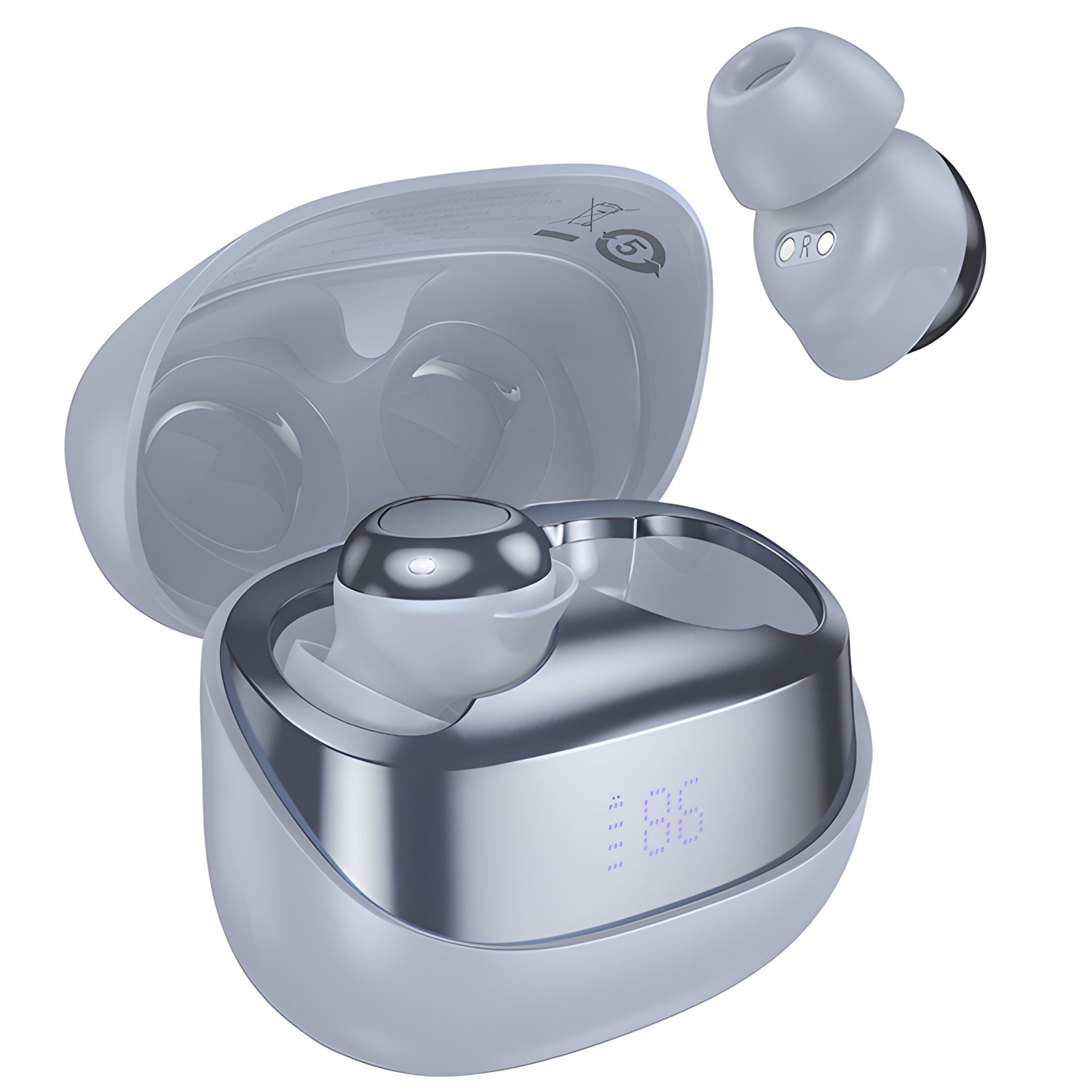 HOCO EW200 Elegant бездротові навушники, true wireless sleep BT headset, IPX4, BT5.4, 30mAh, 400mAh, 4h, синій HOCO EW200 Elegant бездротові навушники, true wireless sleep BT headset, IPX4, BT5.4, 30mAh, 400mAh, 4h, синій