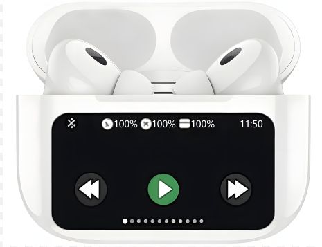 Bluetooth наушники XO X42 TWS с дисплеем белые