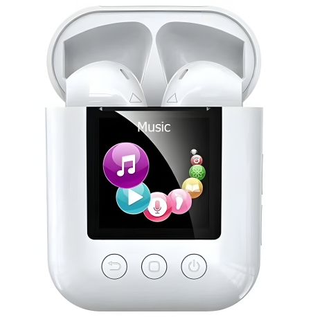 REMAX Digital Player TWS-19 наушники Bluetooth белые IPX4 BT5.0