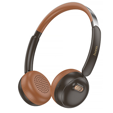 Наушники HOCO W62 Verso retro BT headphones |BT5.4, 30h| brown