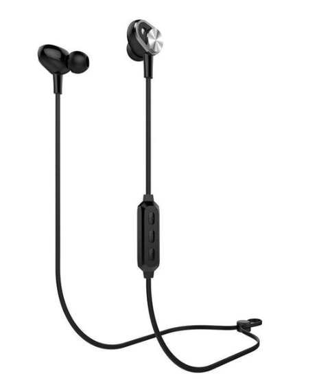 Бездротові навушники Celebrat Bluetooth E2, 60mAh, 3h, black