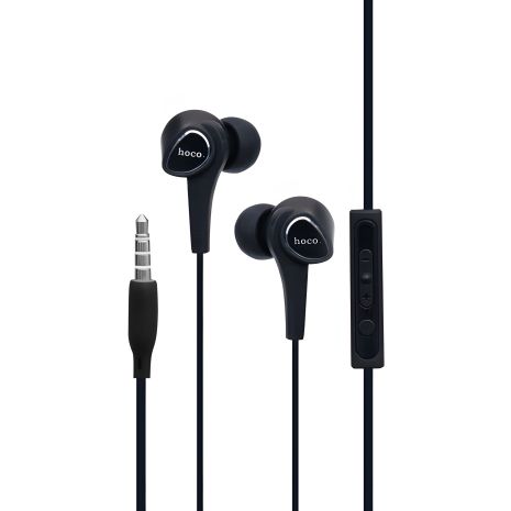 HOCO M66 Passion Wired vacuum eaphones with mic Hi-Res, 3.5mm, 1.2m, black