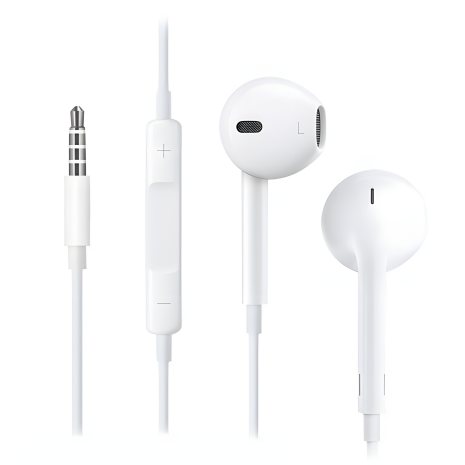 Навушники дротові HOCO M1 для Apple, 3.5mm, 1.2m, білі