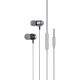 Навушники HOCO M122 Power metal універсальні earphones with microphone metal-grey Навушники HOCO M122 Power metal універсальні earphones with microphone metal-grey