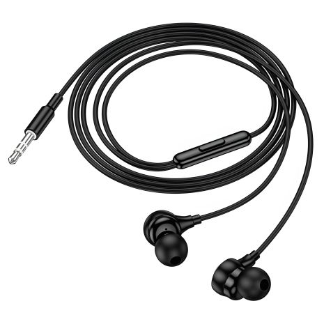 HOCO Benevolent M116 universal earphones with microphone |1.2M, 3.5mm| black
