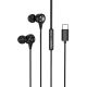 HOCO Benevolent M116 digital universal earphones with microphone |1.2m, Type-C| black