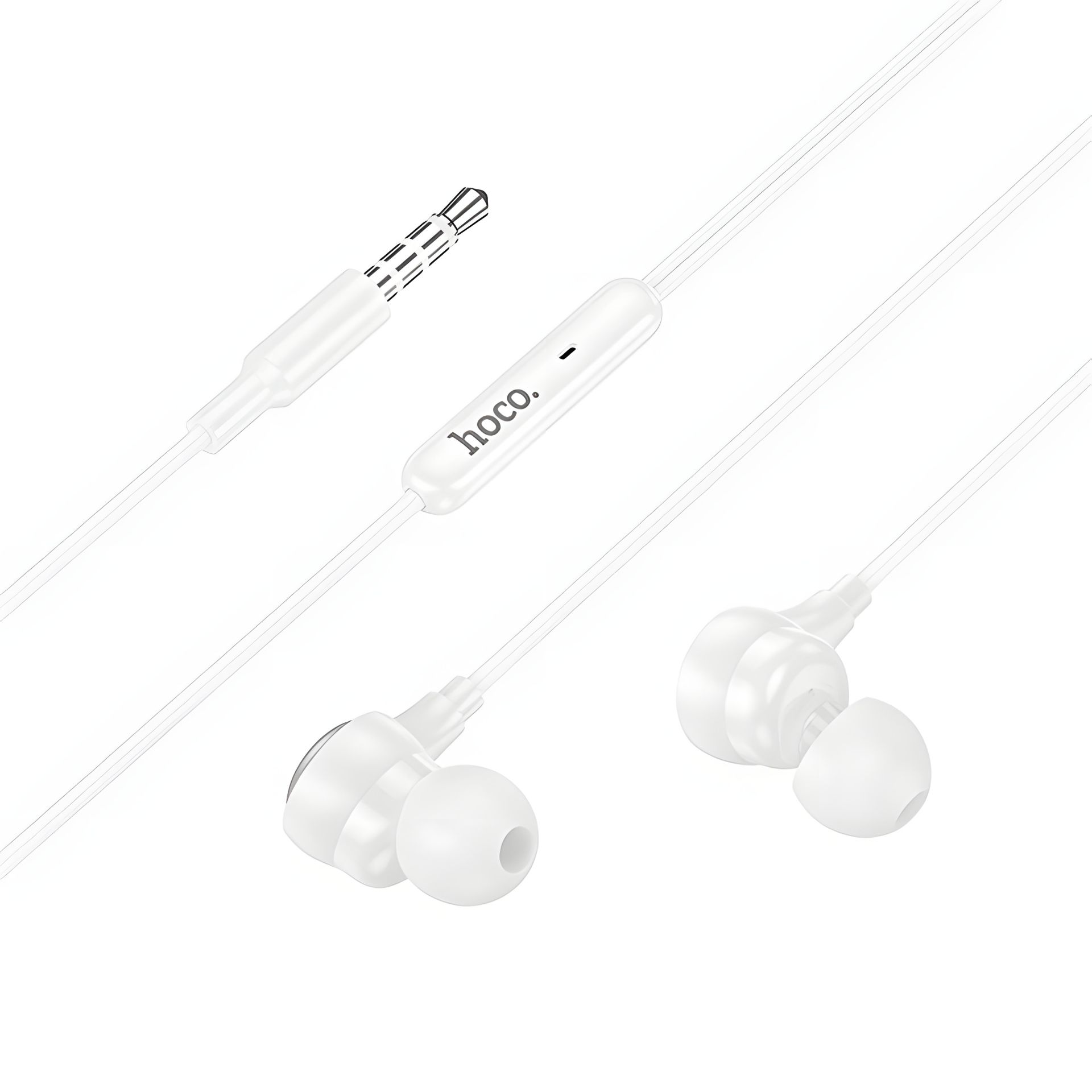 HOCO M116 Benevolent white universal earphones with microphone |3.5mm, 1.2M| HOCO M116 Benevolent white universal earphones with microphone |3.5mm, 1.2M|