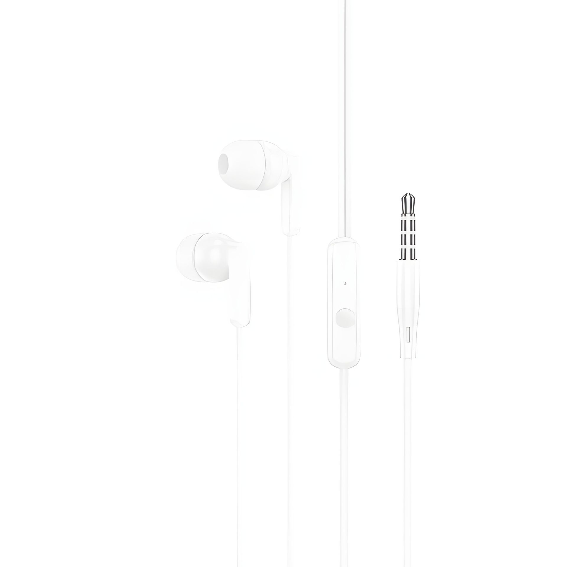 HOCO M121 Bright white universal earphones with microphone HOCO M121 Bright white universal earphones with microphone