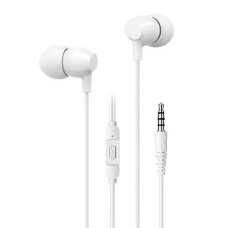 Дротова гарнітура USAMS In-Ear Earphone US-SJ594 EP-47, 3.5mm, 1.2m, white