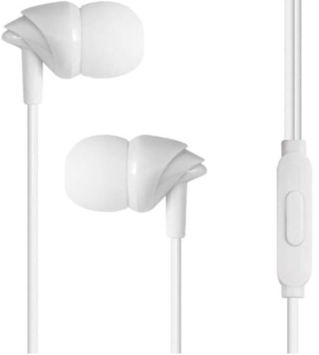 Дротові навушники USAMS In-ear Plastic EP-39, 3.5mm, 1.2m, white