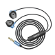 Дротові навушники HOCO M75 Belle Universal, 1.2m, Mic, 3.5mm, blue