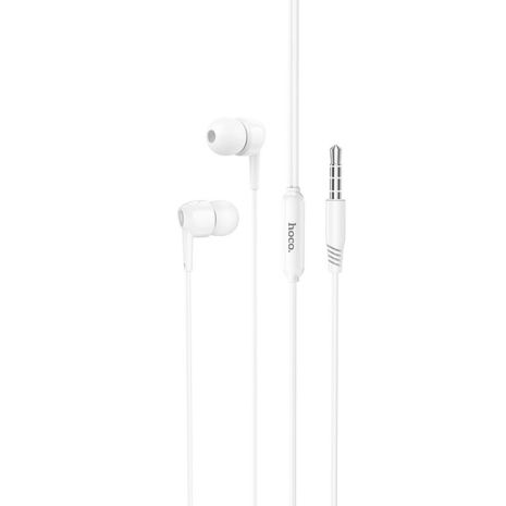 Дротові навушники HOCO M99 Celestial universal earphones with microphone, 3.5mm, 1.2m, white