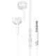HOCO M82 La musique universal white earphones with microphone, 3.5mm, 1.2m