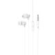 HOCO M98 Delighted silver metal universal earphones with microphone