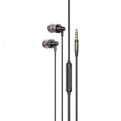 Наушники HOCO M90 Delight wired digital earphone with microphone |1.2M| black Наушники HOCO M90 Delight wired digital earphone with microphone |1.2M| black