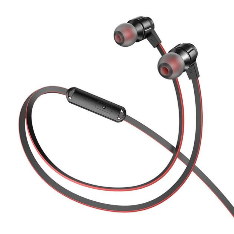 Дротові вакуумні навушники HOCO M85 Platinum sound universal earphone with mic, 3.5mm, 1.2m, black
