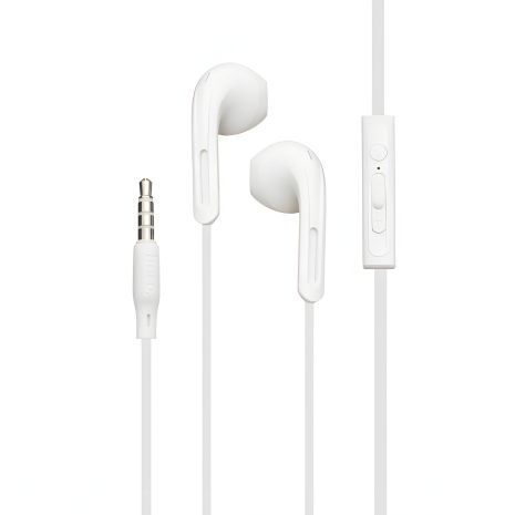 HOCO M39 Rhyme wired white earphones with microphone, 3.5mm, 1.2m