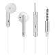 HOCO M22 Spirited Rhyme Earphones with Mic silver