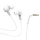HOCO M86 Oceanic white in-ear universal earphones with microphone, 3.5mm, 1.2m