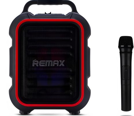 REMAX Song K Outdoor Portable Karaoke Speaker RB-X3 |15W, 2200mAh| black-red REMAX Song K Outdoor Portable Karaoke Speaker RB-X3 |15W, 2200mAh| black-red