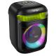 HOCO HA13 Ramon portable акустика-караоке, BT5.4, TF, USB, AUX, FM, TWS, 40W (60W пікова), 5-6 годин, чорно-червона
