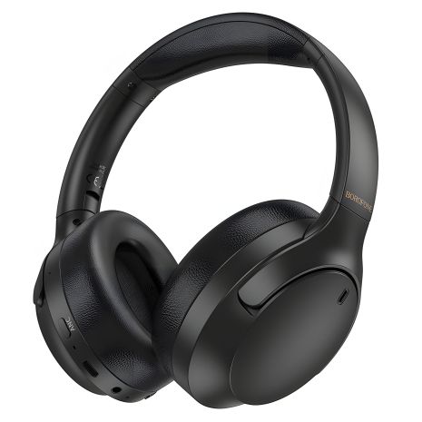 Активные наушники с шумоподавлением BOROFONE BO31 Prestige |BT5.4, ANC, AUX/BT, до 38 часов| black Активные наушники с шумоподавлением BOROFONE BO31 Prestige |BT5.4, ANC, AUX/BT, до 38 часов| black