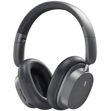 Бездротові навушники Baseus Bowie D05, BT5.3, AUX, 600mAh, 70h, Grey NGTD020213