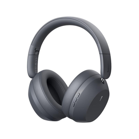 Бездротові навушники Baseus Bass 35 Max Wireless, ANC, BT5.3, AUX, 600mAh, 30-50h, Grey A00070800821-00 Бездротові навушники Baseus Bass 35 Max Wireless, ANC, BT5.3, AUX, 600mAh, 30-50h, Grey A00070800821-00
