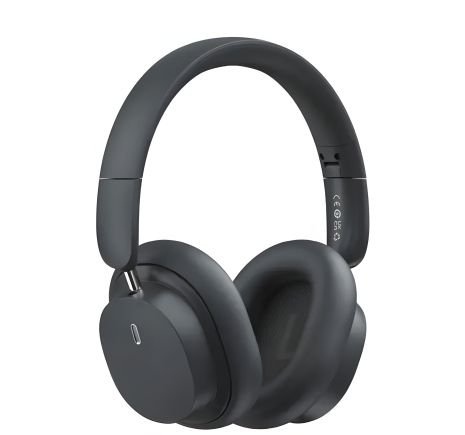 Baseus Bowie D05 Black Wireless Headphones, BT5.3, AUX, 600mAh, 70h, A00024601113-00 Baseus Bowie D05 Black Wireless Headphones, BT5.3, AUX, 600mAh, 70h, A00024601113-00