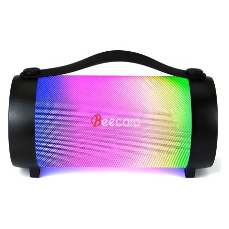 Bluetooth Колонка Beecaro RX22E с RGB Подсветкой |BT5.0, TWS, 6W, FM, AUX| Чёрная Bluetooth Колонка Beecaro RX22E с RGB Подсветкой |BT5.0, TWS, 6W, FM, AUX| Чёрная