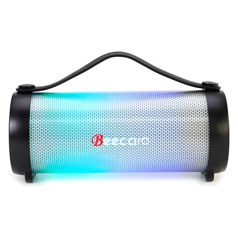 Bluetooth Колонка Beecaro RX33D с RGB Подсветкой |BT5.0, 7.5/8.5W, FM, AUX, TF| (230*94*97mm) Черная Bluetooth Колонка Beecaro RX33D с RGB Подсветкой |BT5.0, 7.5/8.5W, FM, AUX, TF| (230*94*97mm) Черная