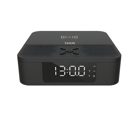 YISON WS-5 Portable Speaker with Qi Charger, 2x3W, 2000mAh, 7h, black
