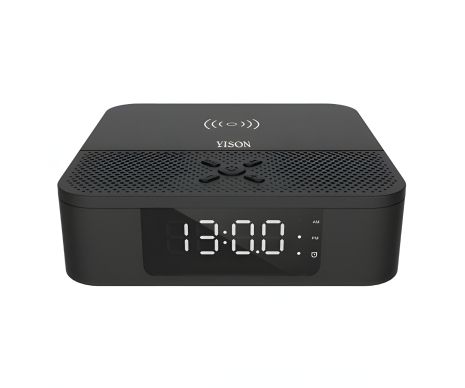 YISON WS-5 Portable Speaker with Qi Charger, 2x3W, 2000mAh, 7h, black