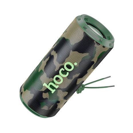 HOCO HC27 Soundful sports BT speaker IPX4, портативна колонка, 8Wx2, TWS, USB, TF, FM, BT5.4, 1500mAh, 2h, camouflage