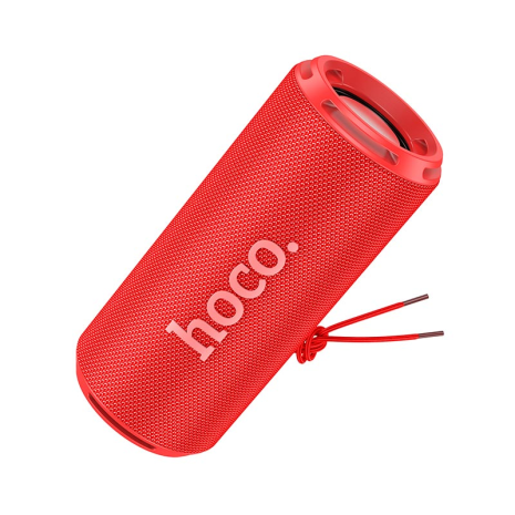 Портативна колонка HOCO HC27 Soundful sports BT speaker IPX4, 8Wx2, TWS, USB, TF, FM, BT5.4, 1500mAh, 2h, red