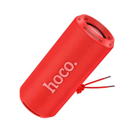 HOCO HC27 Soundful sports BT speaker IPX4, портативна колонка, 8Wx2, TWS, USB, TF, FM, BT5.4, 1500mAh, 2h, red