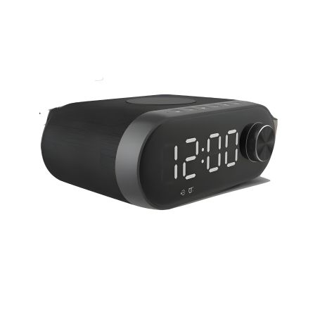 YISON WS-4 Portable Speaker with Qi Charger, BT, AUX, USB, TF, LED LOCK, 2x5W, 2500mAh, 12h, black