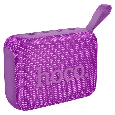 HOCO HC28 Melody Sports Bluetooth Speaker, BT5.4, USB, TF, FM, TWS, 8W, 1200mAh, 3h, purple