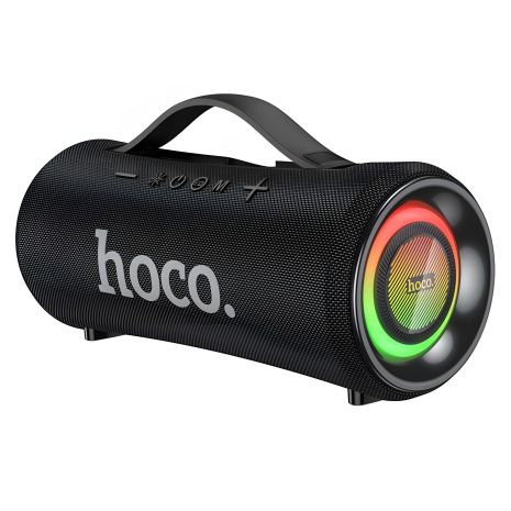 HOCO HA10 Oleada Outdoor Bluetooth Speaker, BT5.4, TF, USB, AUX, FM, TWS, 20Wx2, 3000mAh, 4h, black HOCO HA10 Oleada Outdoor Bluetooth Speaker, BT5.4, TF, USB, AUX, FM, TWS, 20Wx2, 3000mAh, 4h, black