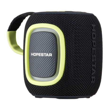 Портативна колонка HOPESTAR P66 LED, IPX7, BT5.3, AUX, USB, TF, TWS, 2x5W, 1500mAh, 6h, Black