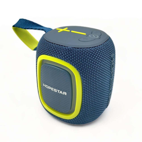 Портативна колонка HOPESTAR P66 LED, IPX7, BT5.3, AUX, USB, TF, TWS, 2x5W, 1500mAh, 6h, Blue