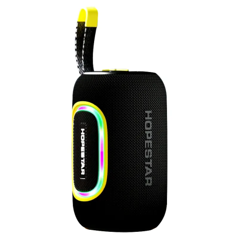 Портативна колонка HOPESTAR P65 LED, IPX6, TF, TWS, AUX, USB, BT5.3, 2x10W, 3000mAh, 6h, Black Портативна колонка HOPESTAR P65 LED, IPX6, TF, TWS, AUX, USB, BT5.3, 2x10W, 3000mAh, 6h, Black