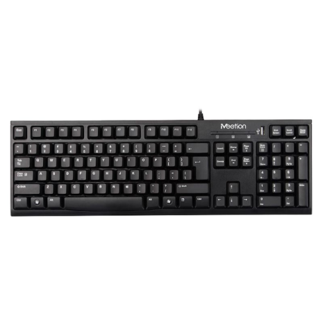 Клавиатура Meetion USB+HUB Keyboard K815 |Ukr/RU/EN| black