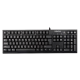 Дротова клавіатура Meetion USB+HUB Keyboard K815, Ukr, RU, EN, USB, 1.5m, black
