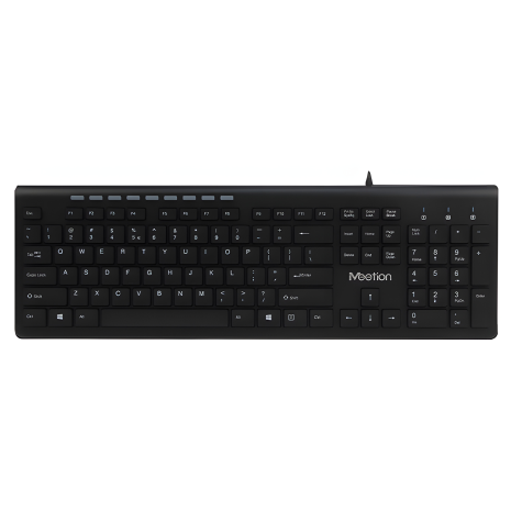 Meetion Wired Multimedia Standard Ultrathin Keyboard K842M |RU/EN раскладки| black