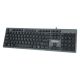 Meetion K841 Стандарт USB Chocolate Ultrathin Keyboard, Дротова клавіатура, Ukr, RU, EN розкладки, 1.5m, чорна
