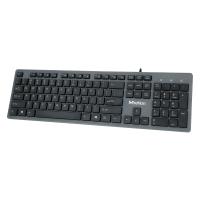 Meetion K841 Стандарт USB Chocolate Ultrathin Keyboard, Дротова клавіатура, Ukr, RU, EN розкладки, 1.5m, чорна