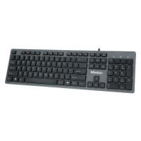Meetion K841 Стандарт USB Chocolate Ultrathin Keyboard, Дротова клавіатура, Ukr, RU, EN розкладки, 1.5m, чорна