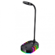 Дротовий ігровий мікрофон RGB XTRIKE XMC-02, 3.5mm, USB, 1.5m, black